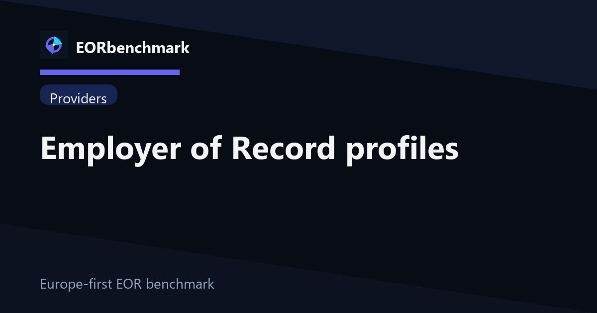 Omnipresent EOR provider profile for Europe | EORbenchmark